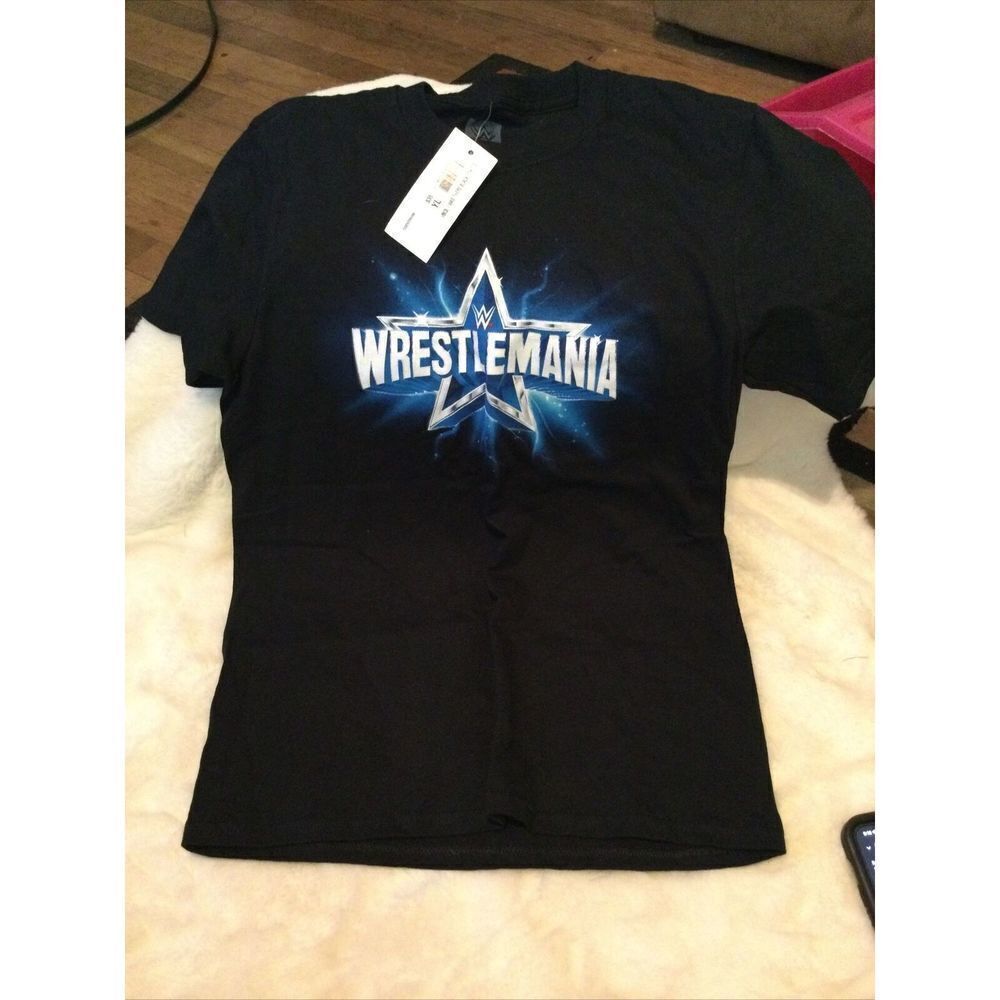 Black WRESTLEMANIA “I WAS THERE” T-Shirt-YOUTH LARGE